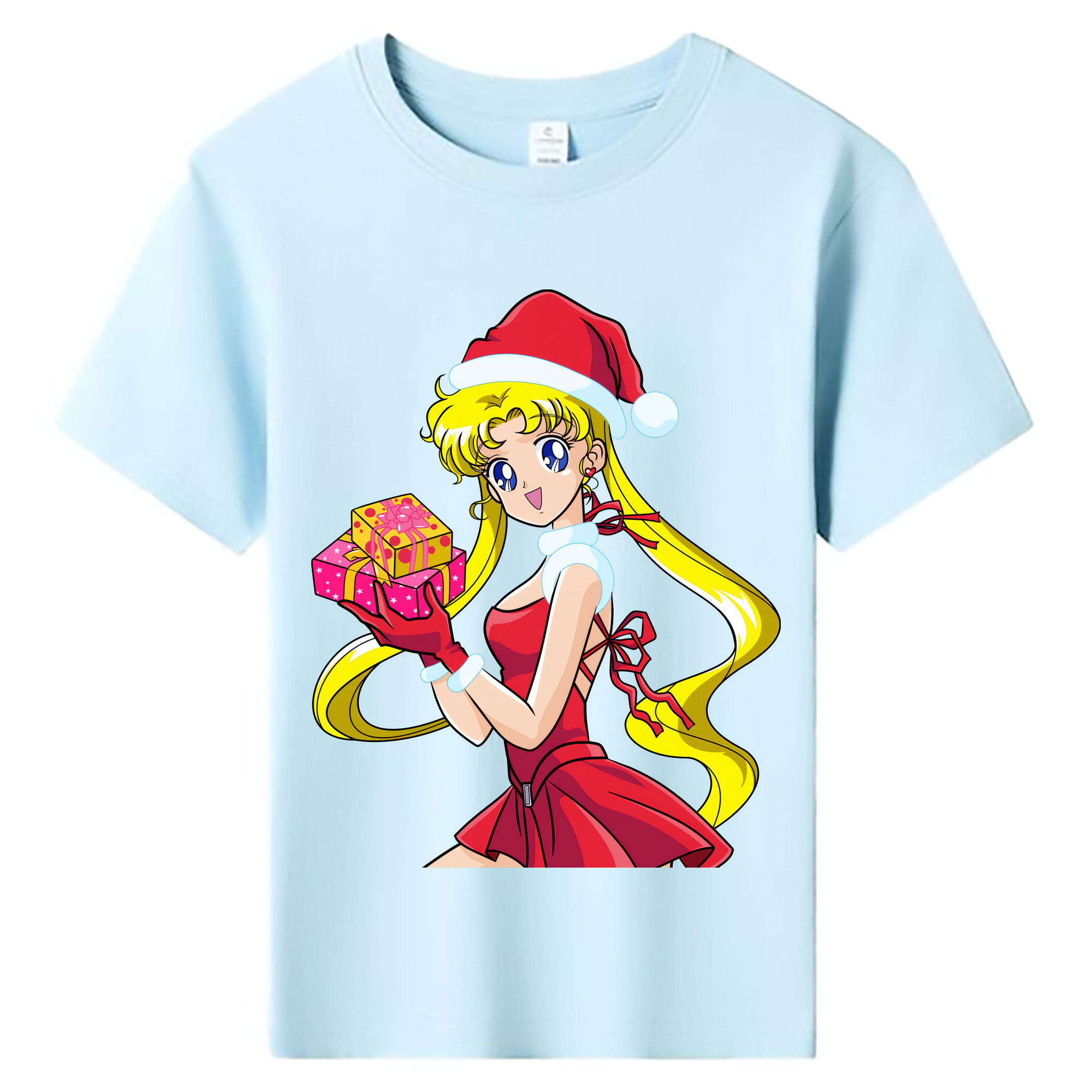 （画像用） 美少女戦士セーラームーン 月野 うさぎ つきの うさぎ Sailor Moon Tsukino Usagi 綿100％キッズTシャツ（フロントプリント）